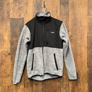 OVO October's Very Own Polartec fleece jacket in grey and black small EUC